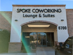 1. View of Spoke Coworking from the outside